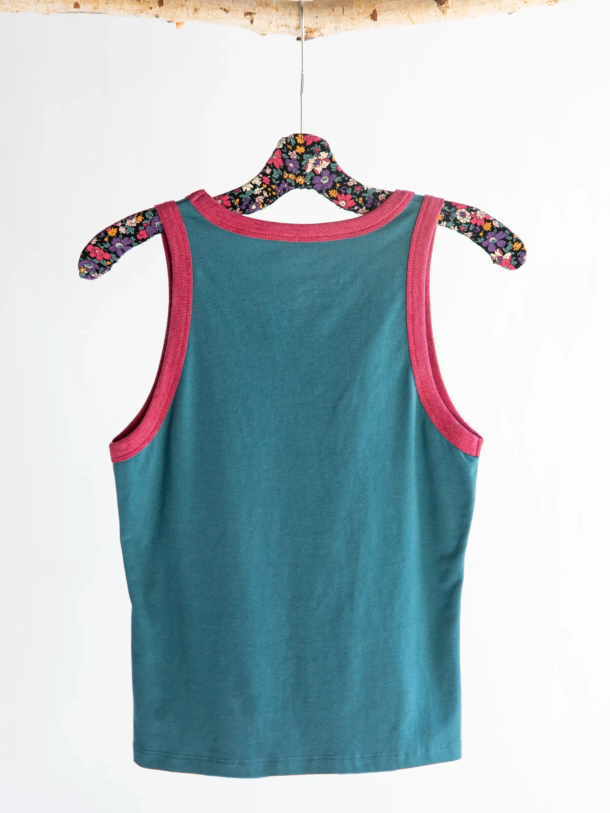Ringer Tank Top - Let's Just Go sold by NATURAL LIFE product image thumbnail 3