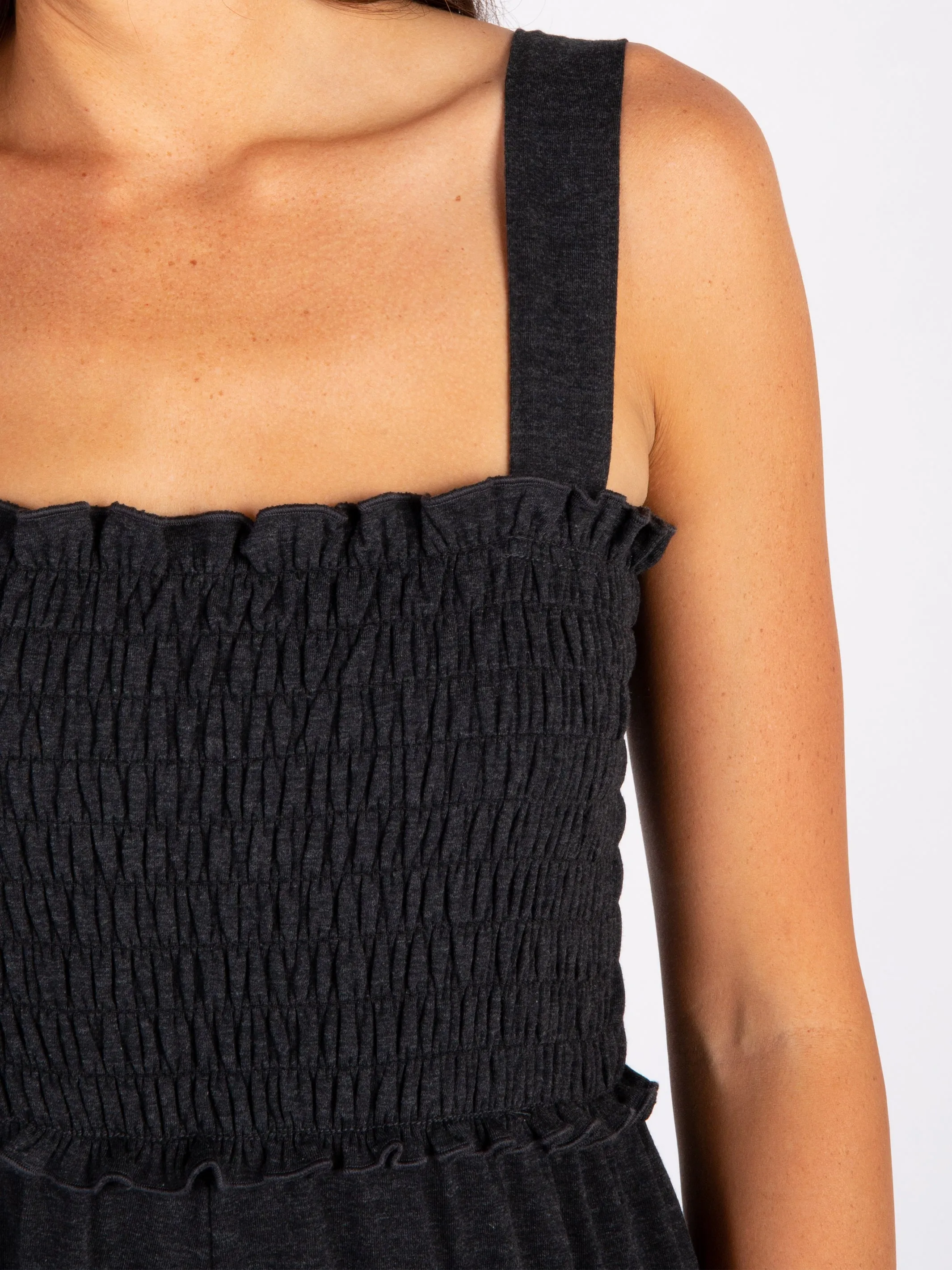 Harper Knit Jumpsuit - Charcoal sold by NATURAL LIFE product image thumbnail 2