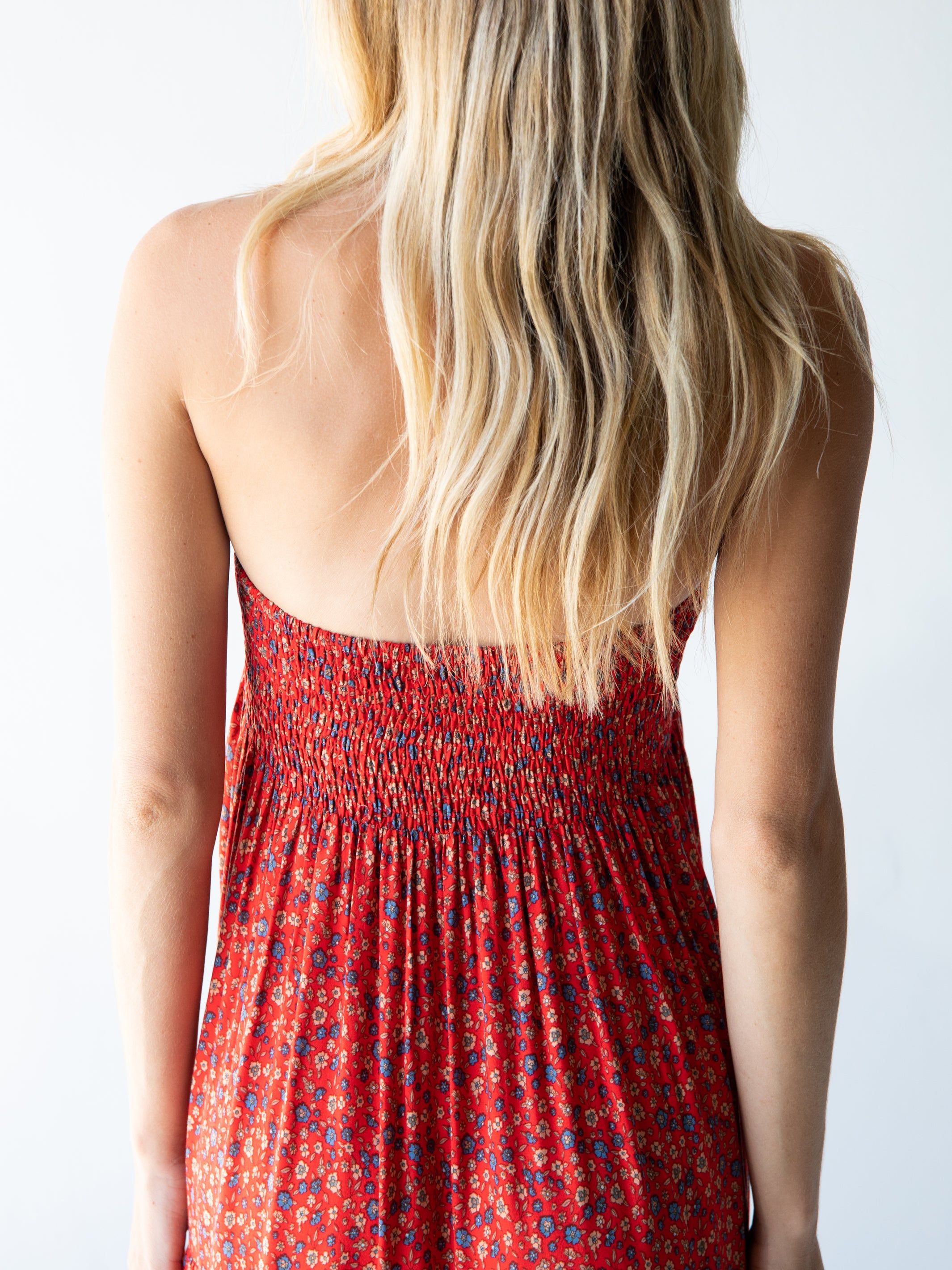 Hanna Convertible Maxi Skirt - Red Floral Border sold by NATURAL LIFE product image thumbnail 4