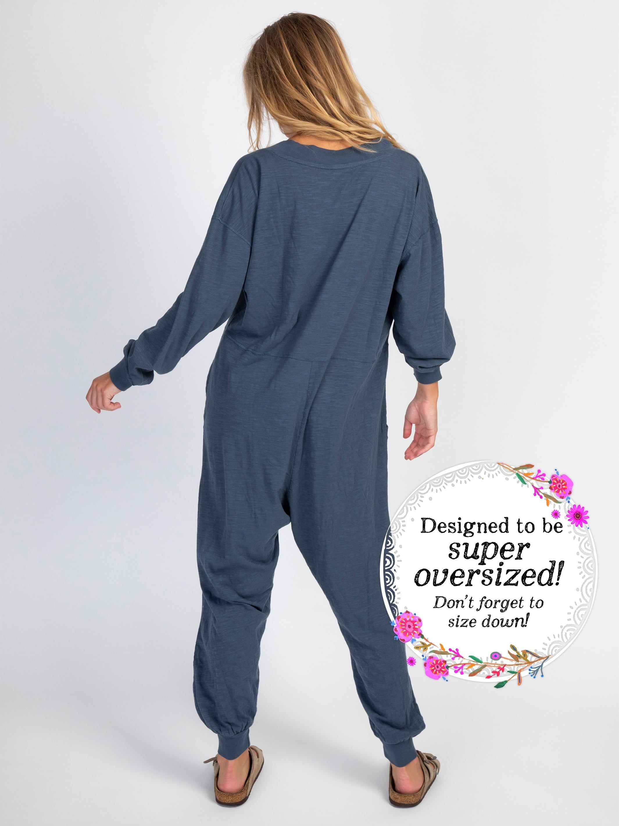 Johnnie Cotton Jumpsuit - Navy sold by NATURAL LIFE product image thumbnail 2