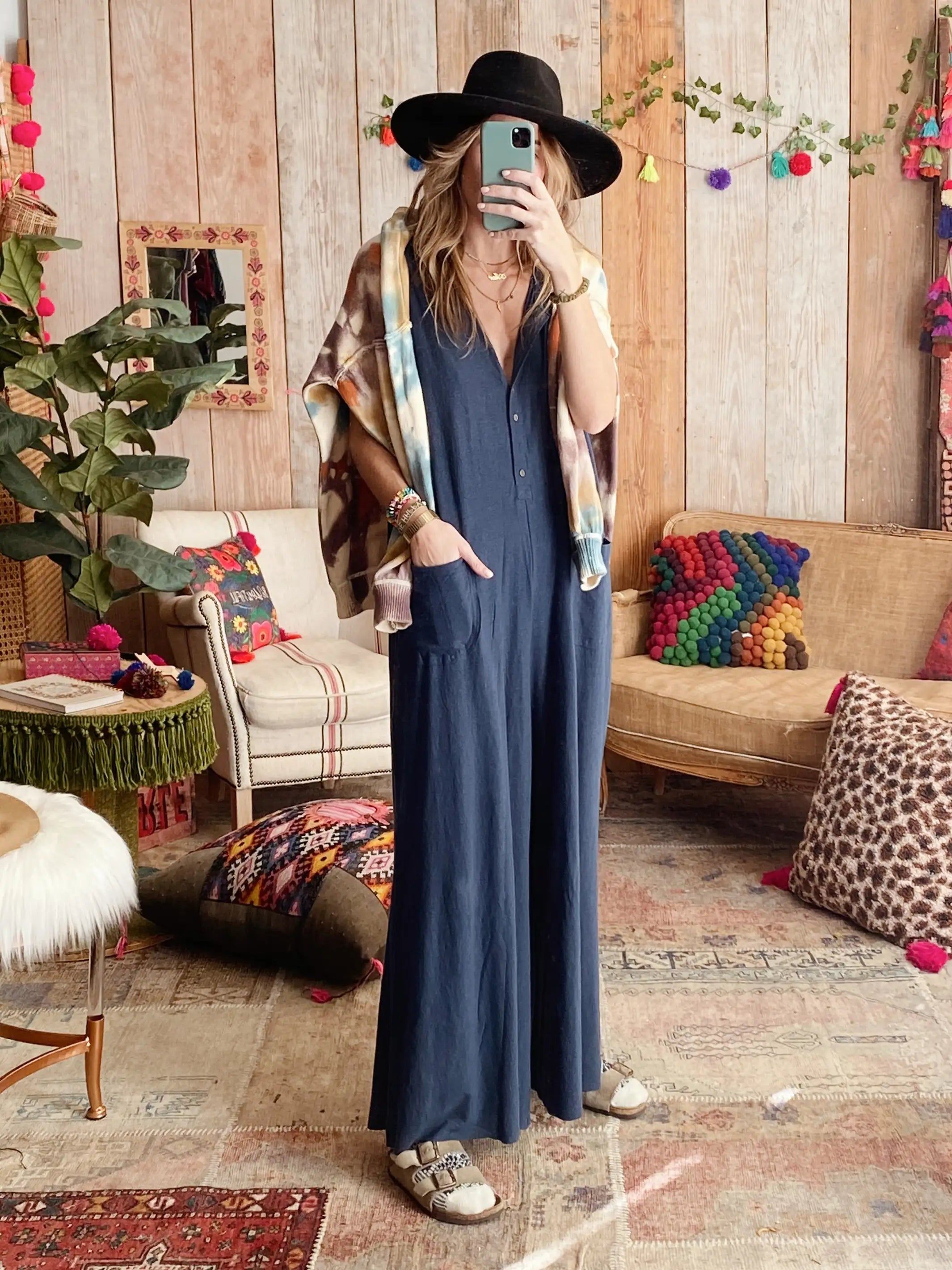 Jenna Jumpsuit - Denim sold by NATURAL LIFE product image thumbnail 3