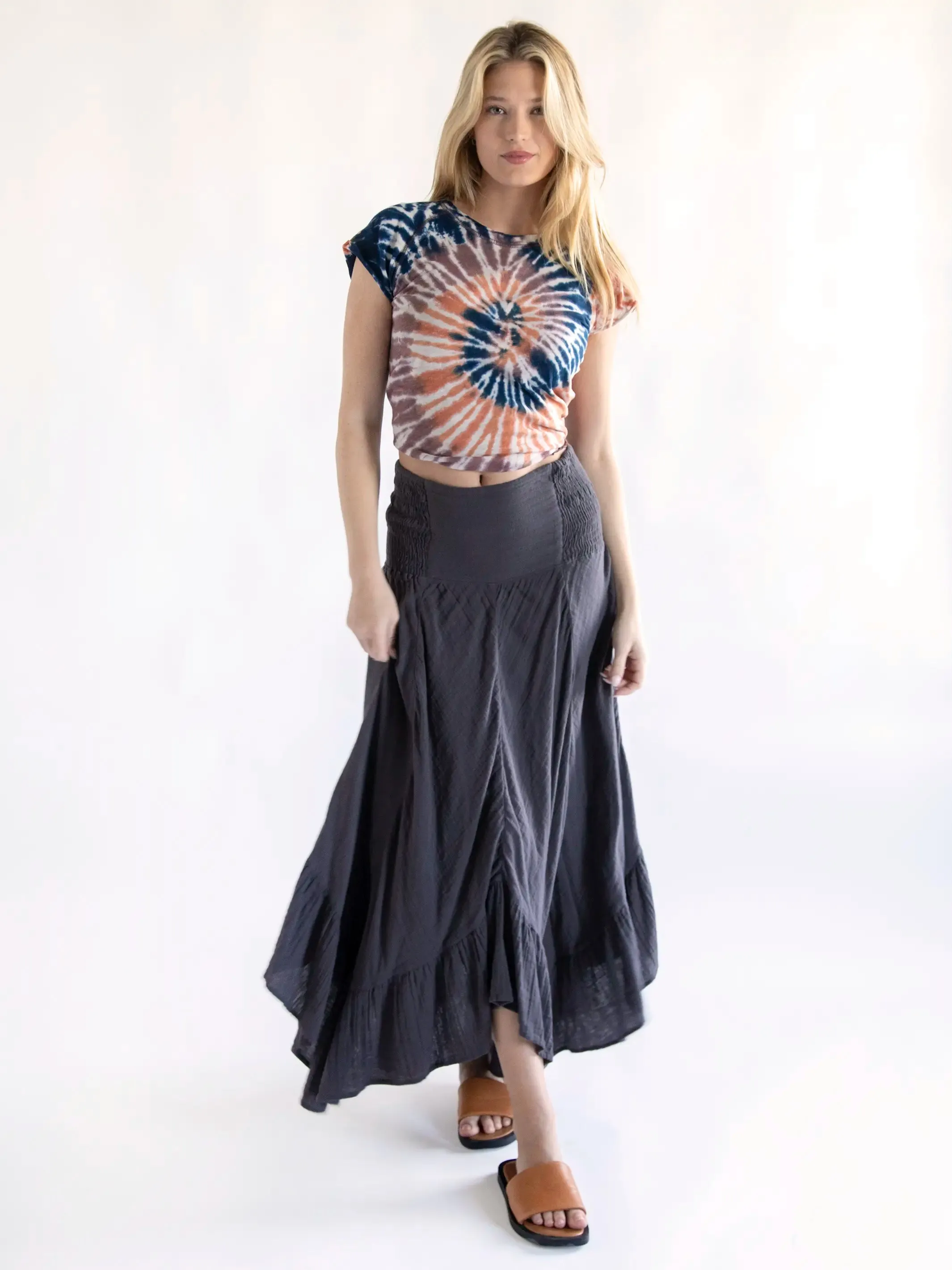 Lily Knit Tee Shirt - Moonstone Navy sold by NATURAL LIFE product image thumbnail 5