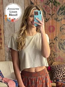 All Day Tee Shirt - Sand sold by NATURAL LIFE
