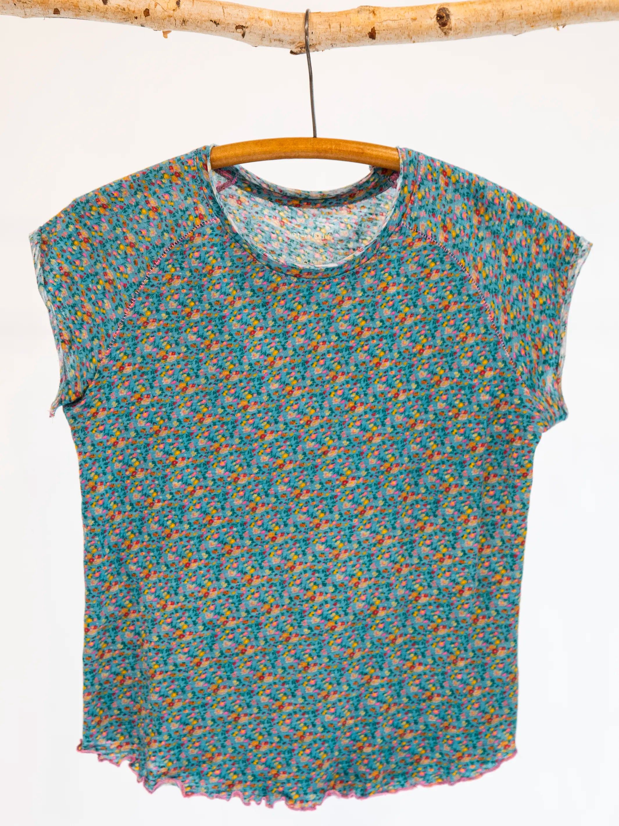 Lily Printed Knit Tee Shirt - Multi Floral sold by NATURAL LIFE