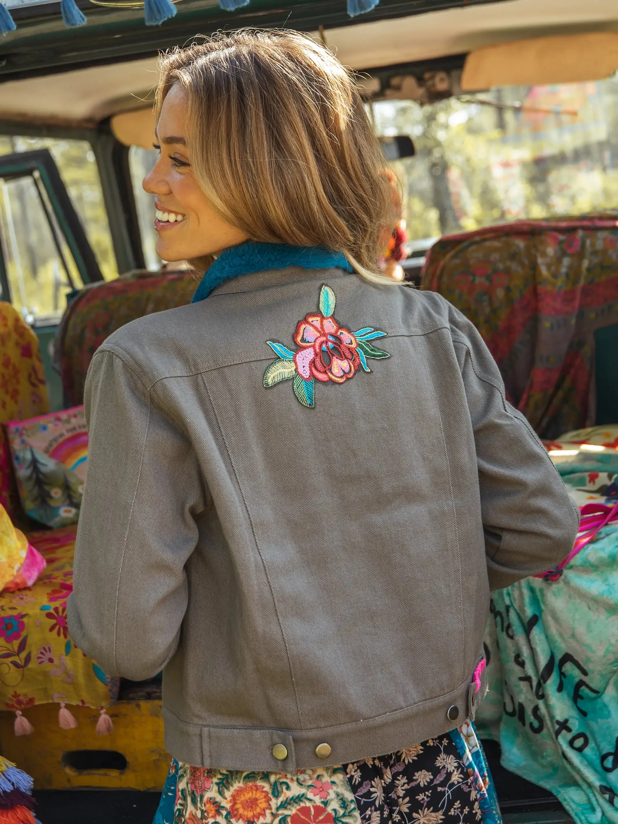 Tara Embellished Jacket - Ash sold by NATURAL LIFE product image thumbnail 4