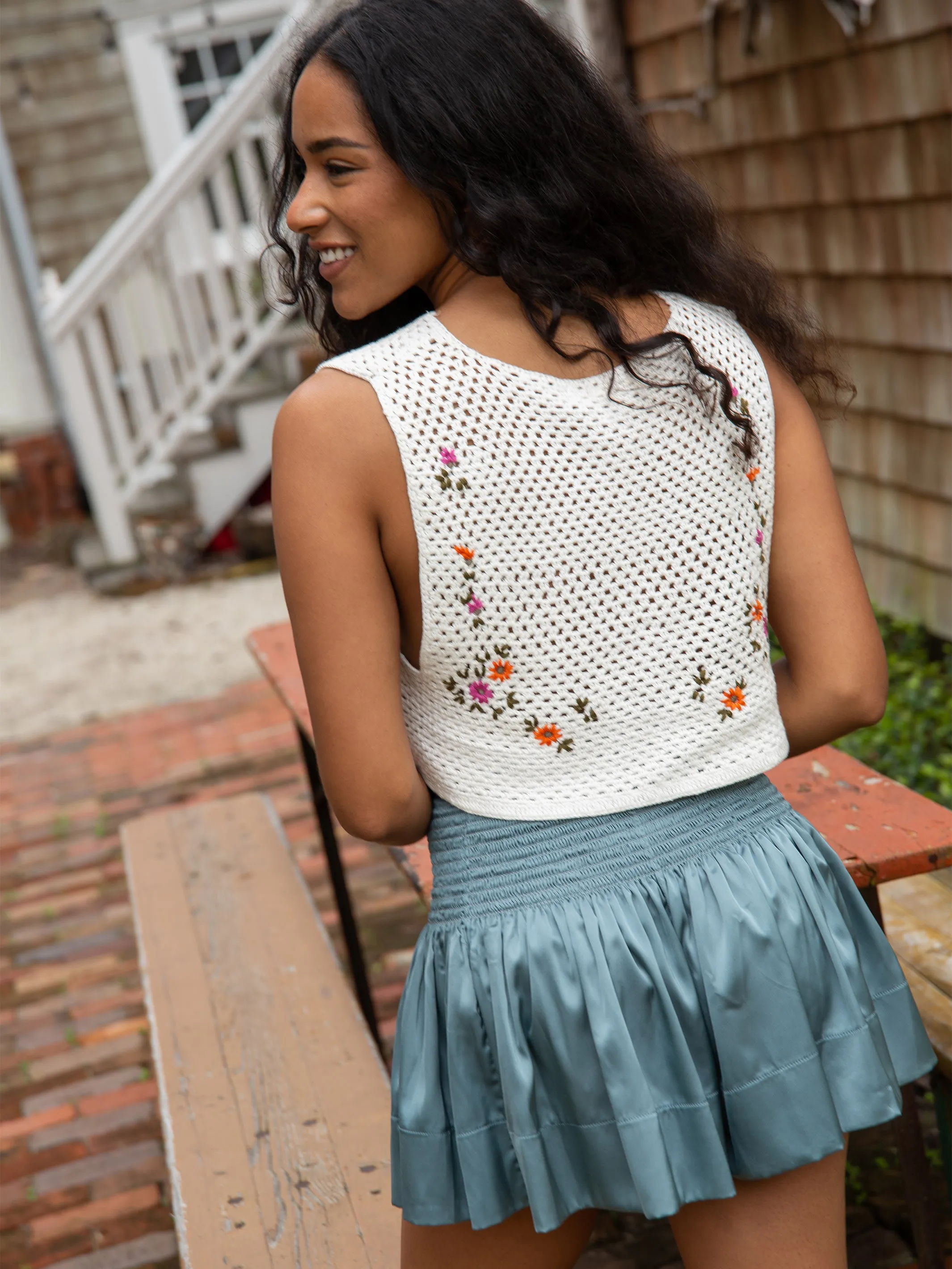 Daisy Skort - Seafoam sold by NATURAL LIFE product image thumbnail 3