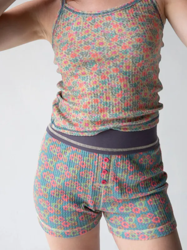 Mix & Match Thermal Boy Shorts - Turquoise sold by NATURAL LIFE