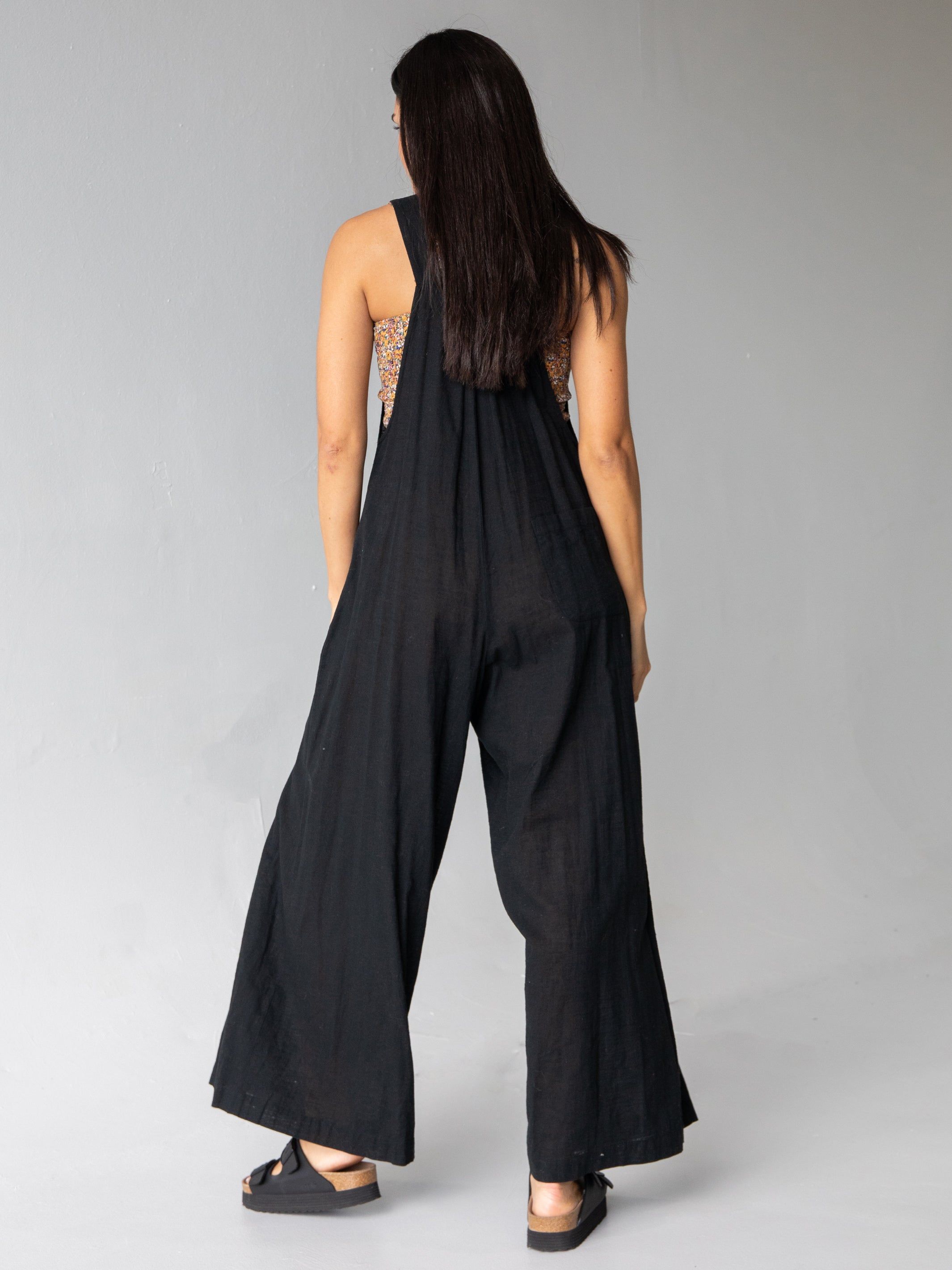 Carrington Wide-Leg Jumpsuit - Black sold by NATURAL LIFE product image thumbnail 5