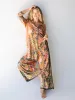 Fiona Tunic Dress - Orange Paisley sold by NATURAL LIFE