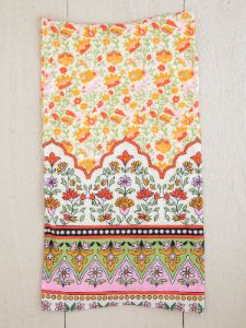 Full Boho Bandeau® Headband - Lilac Orange Border sold by NATURAL LIFE