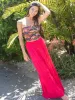 Patti Palazzo Pant - Jacquard Magenta sold by NATURAL LIFE