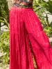 Patti Palazzo Pant - Jacquard Magenta sold by NATURAL LIFE