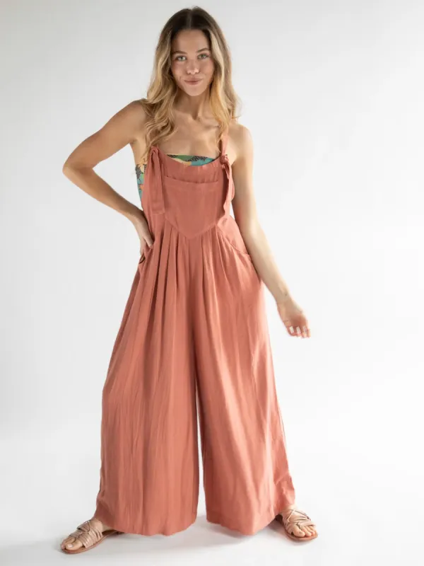 Carrington Jumpsuit - Rust sold by NATURAL LIFE