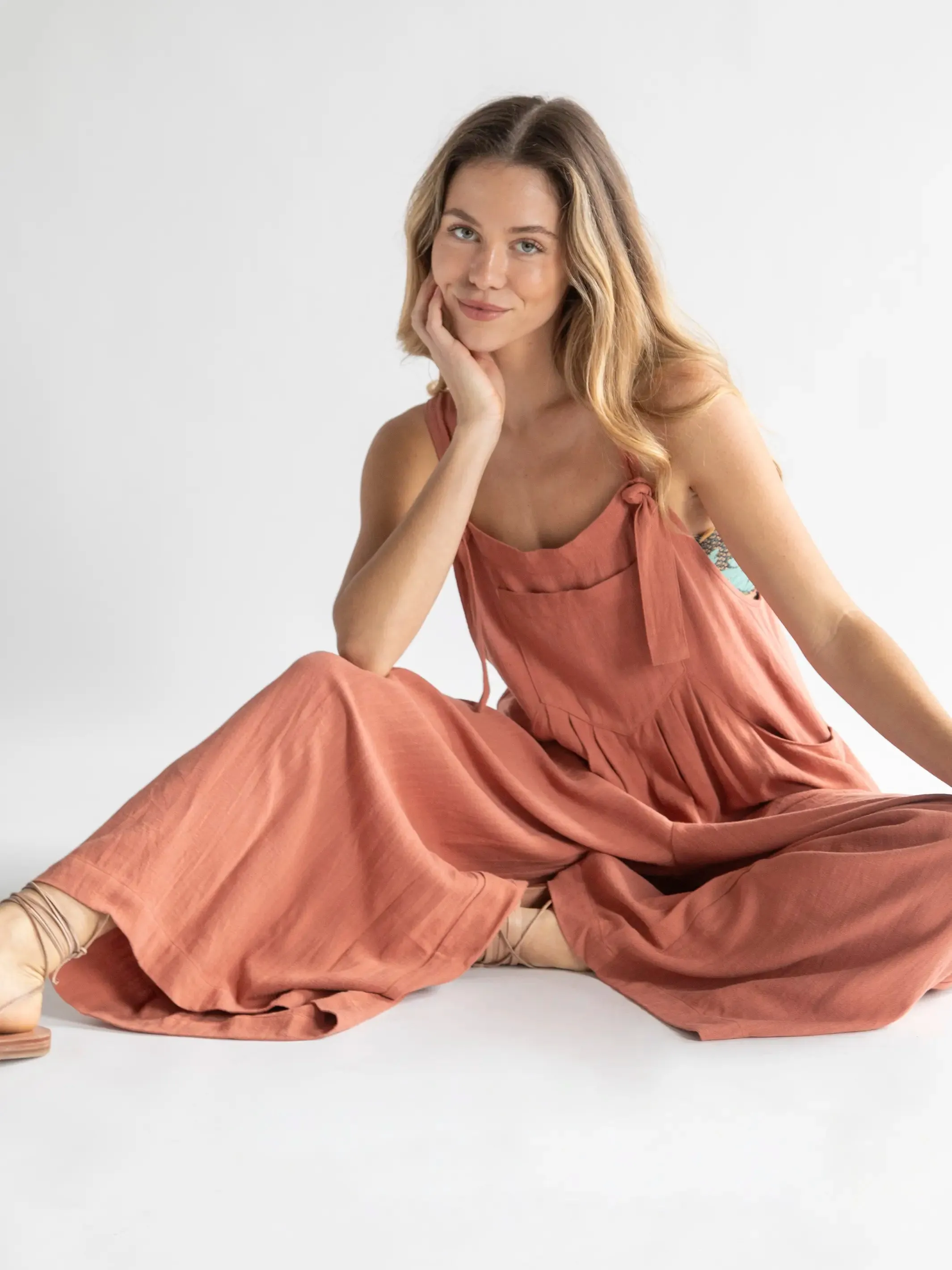 Carrington Jumpsuit - Rust sold by NATURAL LIFE product image thumbnail 4