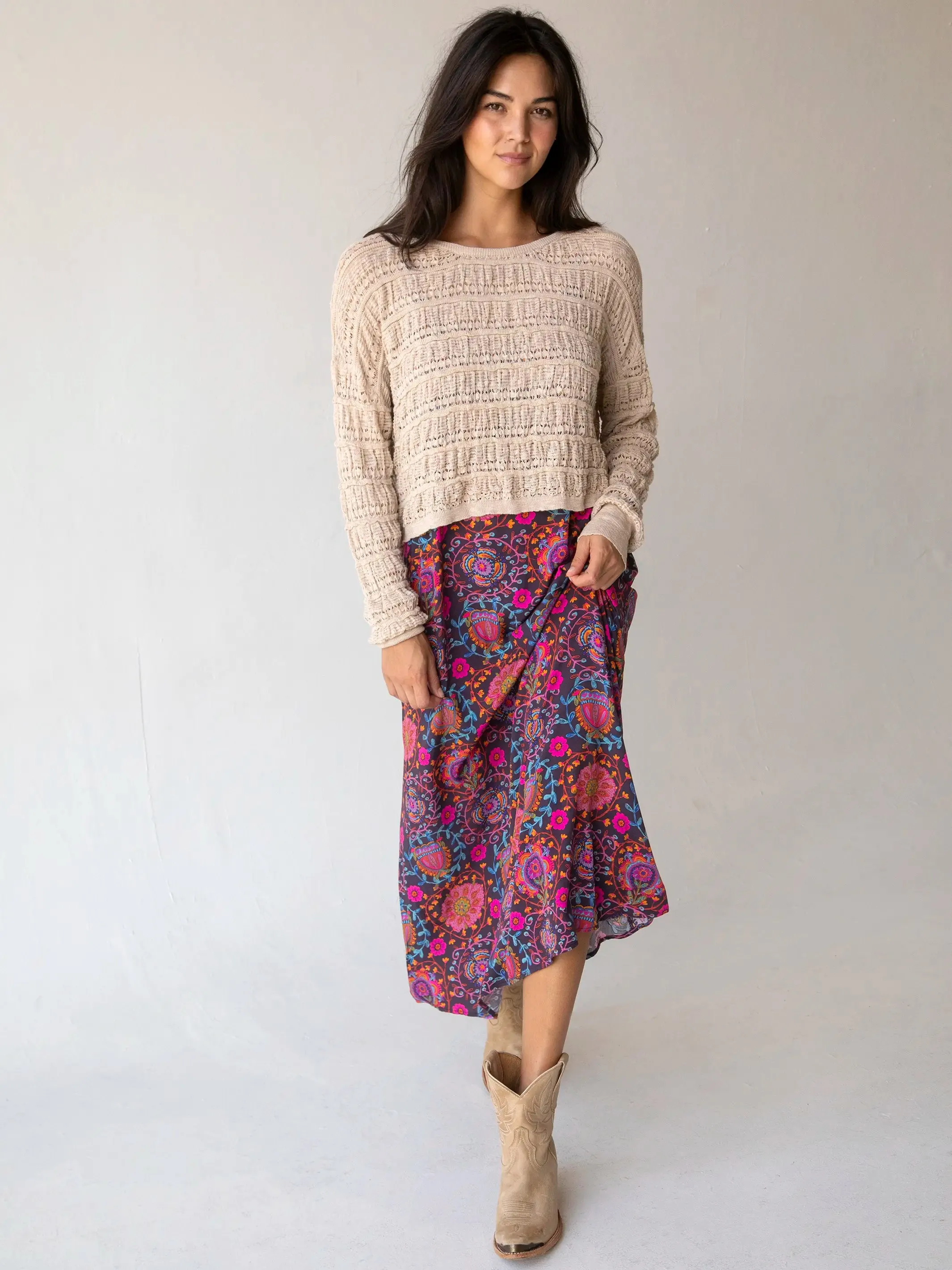 Emily Layering Sweater - Cream sold by NATURAL LIFE product image thumbnail 3