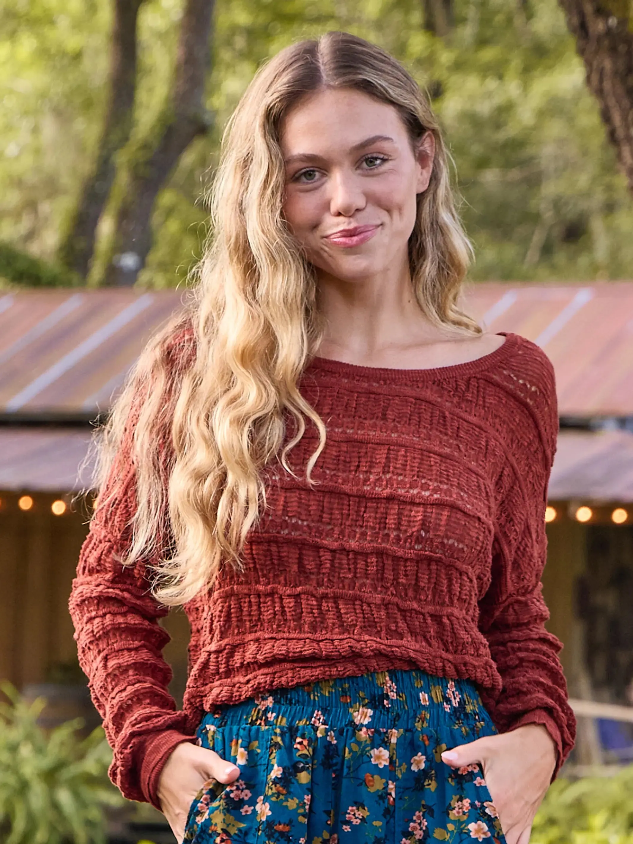 Emily Layering Sweater - Rust sold by NATURAL LIFE