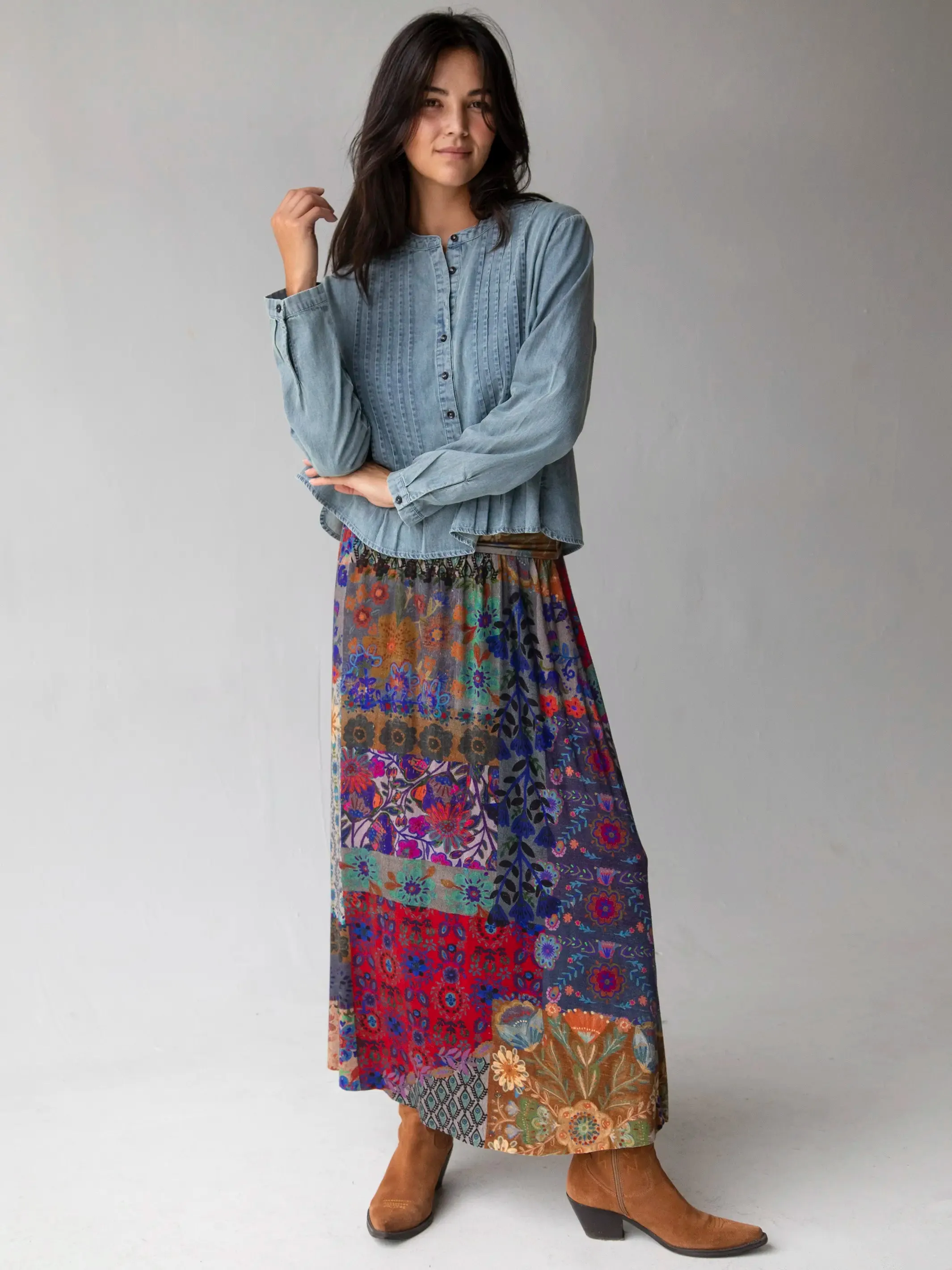 Montana Top - Denim sold by NATURAL LIFE product image thumbnail 4