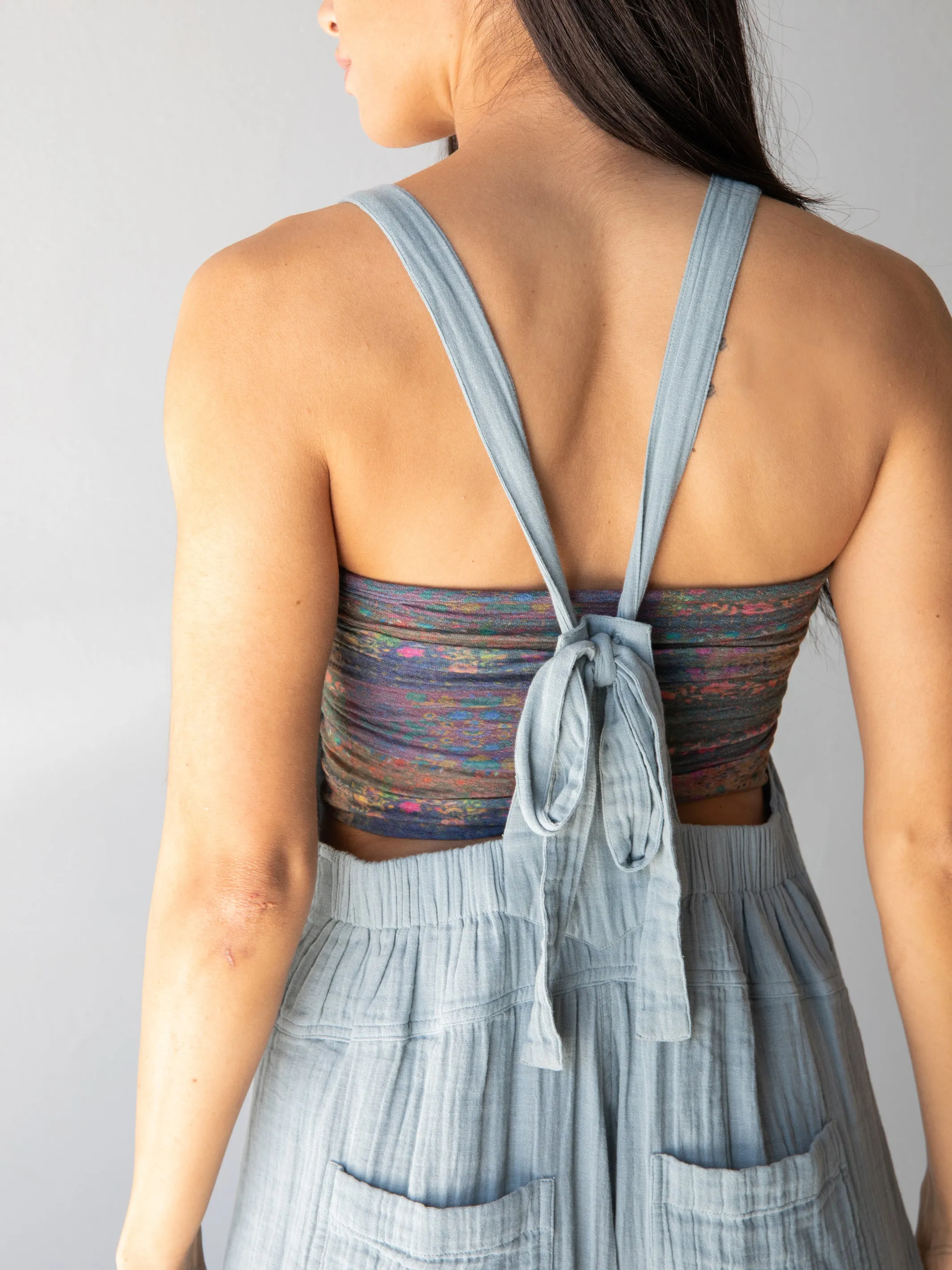 Dakota Tie Overall - Dusty Light Blue sold by NATURAL LIFE product image thumbnail 2