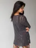 Easy Breezy Sweater Tunic - Charcoal sold by NATURAL LIFE