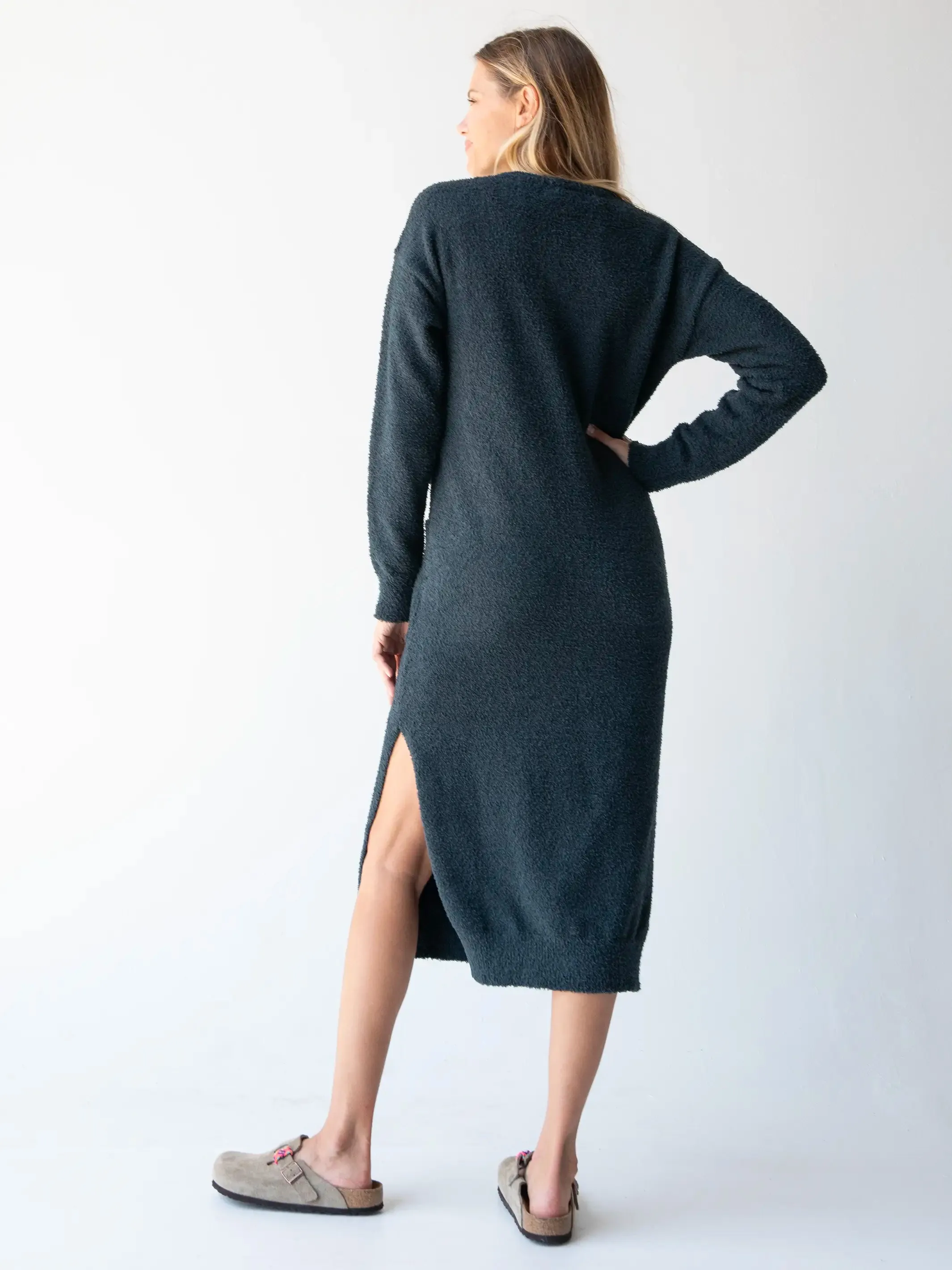 Cozy Up Midi Sweater Dress - Charcoal sold by NATURAL LIFE product image thumbnail 3