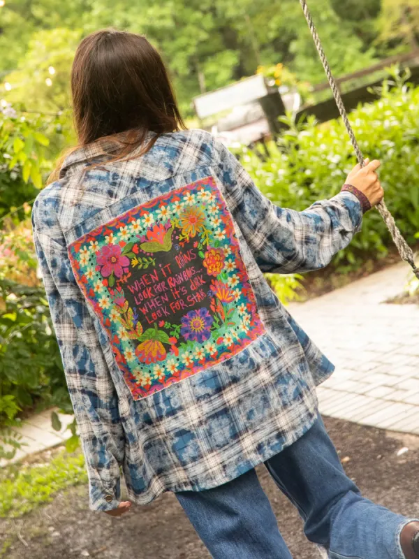 Telluride Patch Flannel Shirt - When It Rains sold by NATURAL LIFE