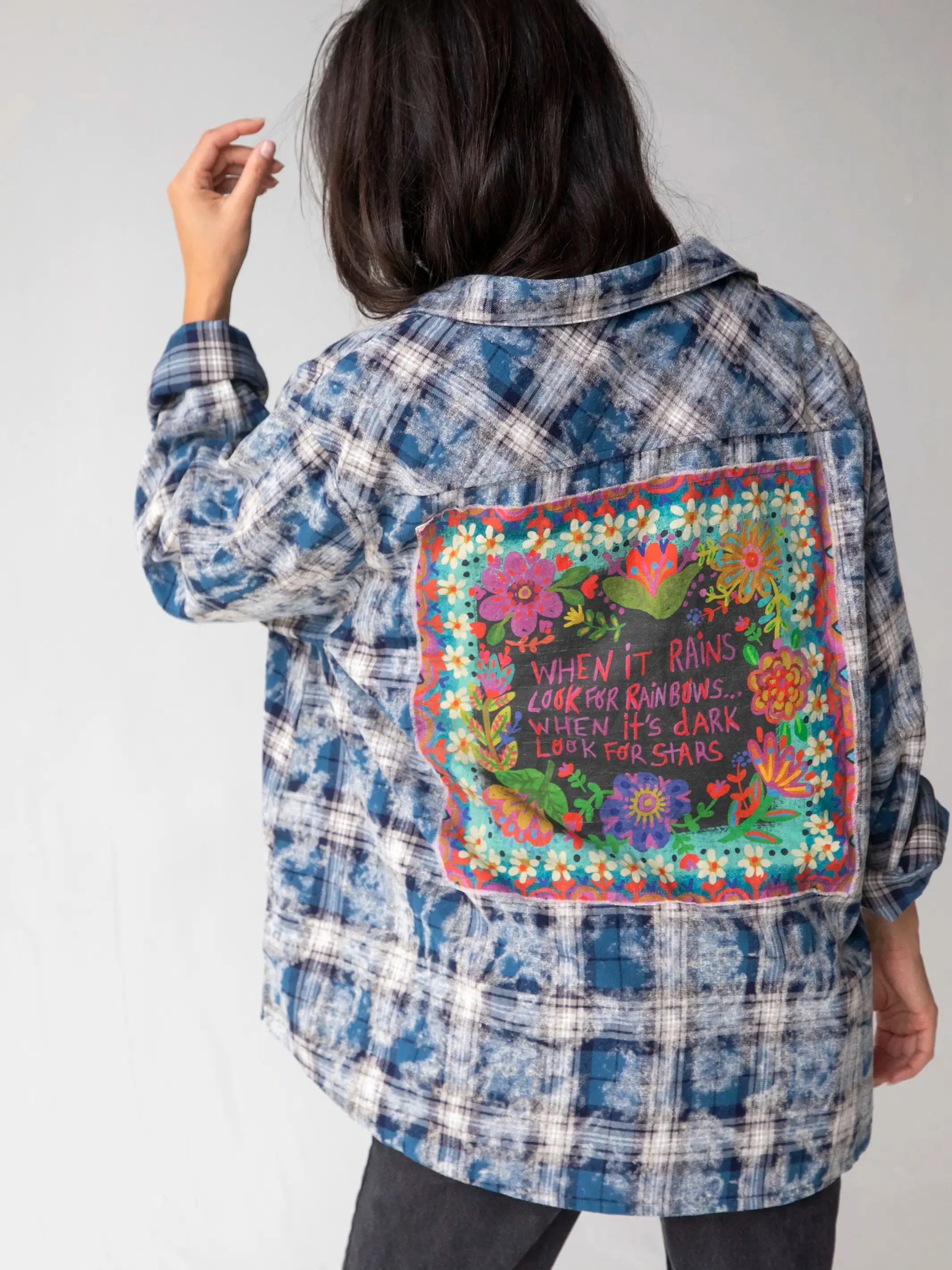 Telluride Patch Flannel Shirt - When It Rains sold by NATURAL LIFE product image thumbnail 3