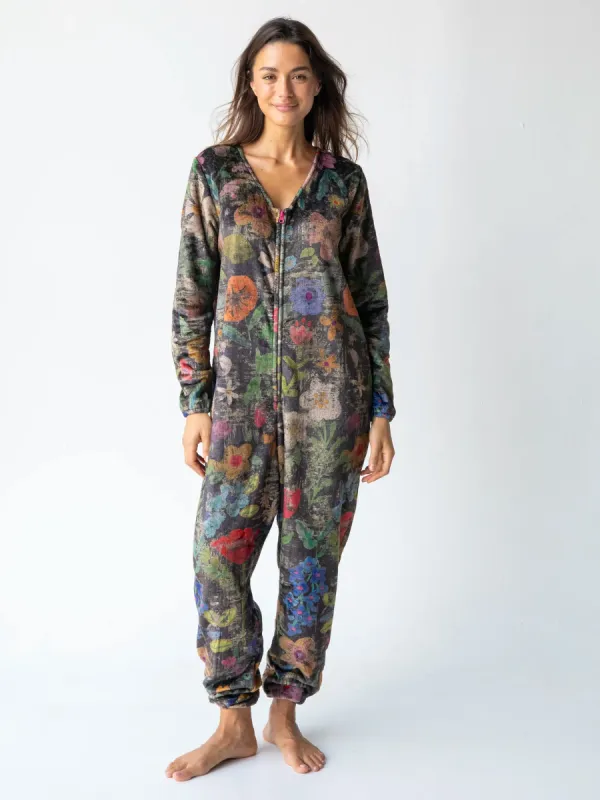 Fleece Onesie Pajamas - Wildflowers sold by NATURAL LIFE