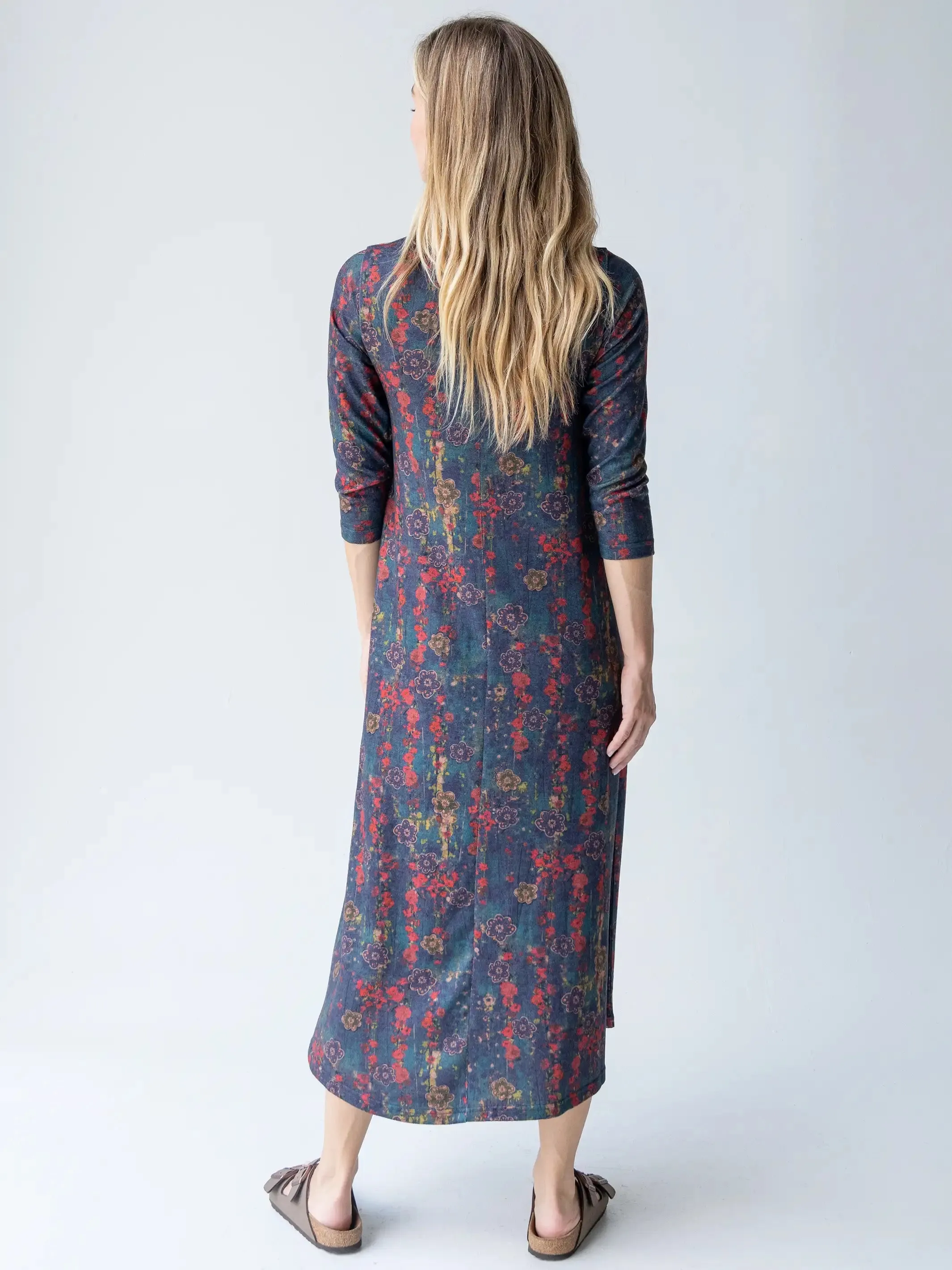 Lottie Knit Maxi Dress - Watercolor Floral sold by NATURAL LIFE product image thumbnail 2