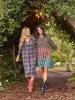 Cooper Flannel Shirt Dress - Navy Red Plaid sold by NATURAL LIFE