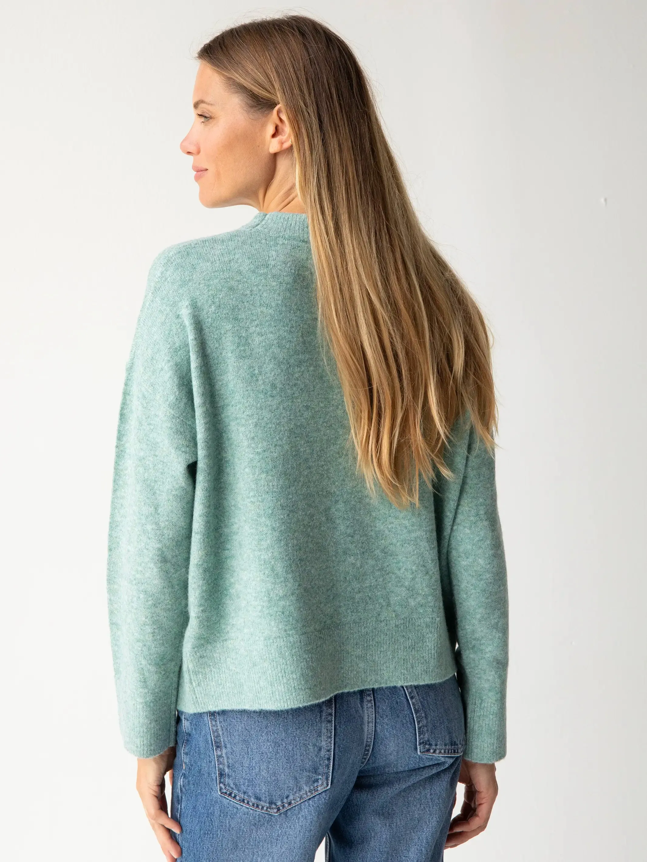 Everyone's Favorite Sweater - Light Blue Daisy sold by NATURAL LIFE product image thumbnail 3
