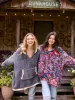 Oversized Blanket Hoodie - Black Printed Folk Circles sold by NATURAL LIFE