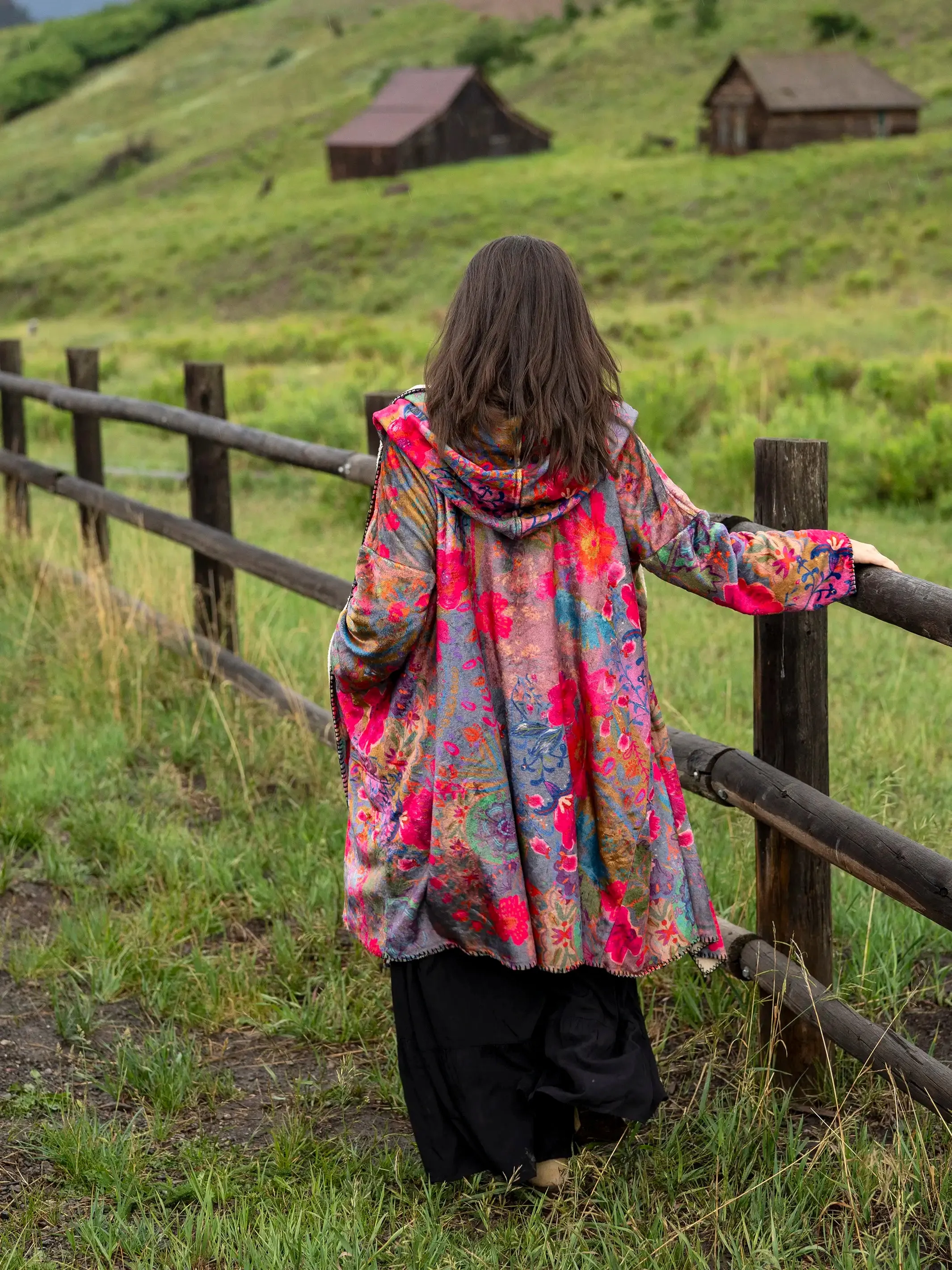 Cozy Blanket Kimono - Medallion Arch Long Length sold by NATURAL LIFE product image thumbnail 2