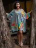 Billie Oversized Sweatshirt - Dusty Blue Rainbow sold by NATURAL LIFE