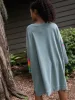 Billie Oversized Sweatshirt - Dusty Blue Rainbow sold by NATURAL LIFE