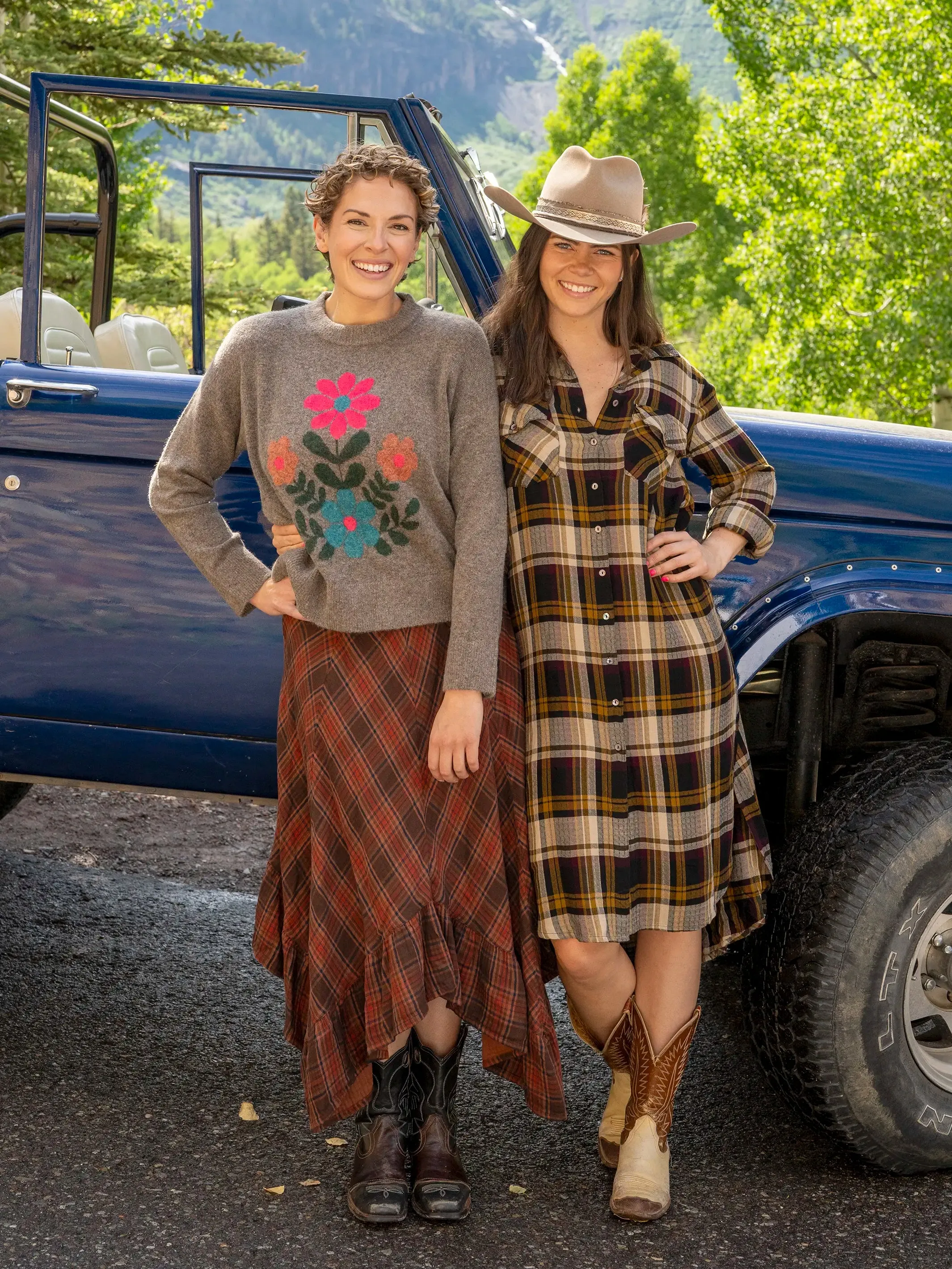 Cooper Shirt Dress - Black Tan Plaid sold by NATURAL LIFE product image thumbnail 2