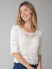 Out & About Sweater Top - White sold by NATURAL LIFE