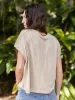 Frankie Cotton Boxy Tee Shirt - Support Local Artists sold by NATURAL LIFE
