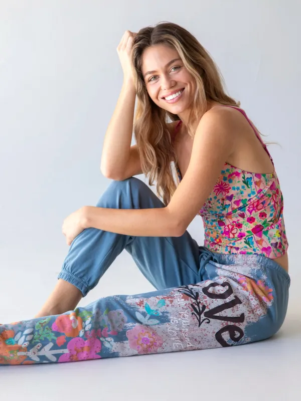 Life Is A Canvas Jogger Pants - Love Slate sold by NATURAL LIFE