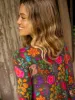 Stevie Knit Mini Dress - Rainbow Garden sold by NATURAL LIFE