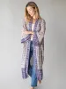 Camila Kimono - Purple Fan Floral sold by NATURAL LIFE
