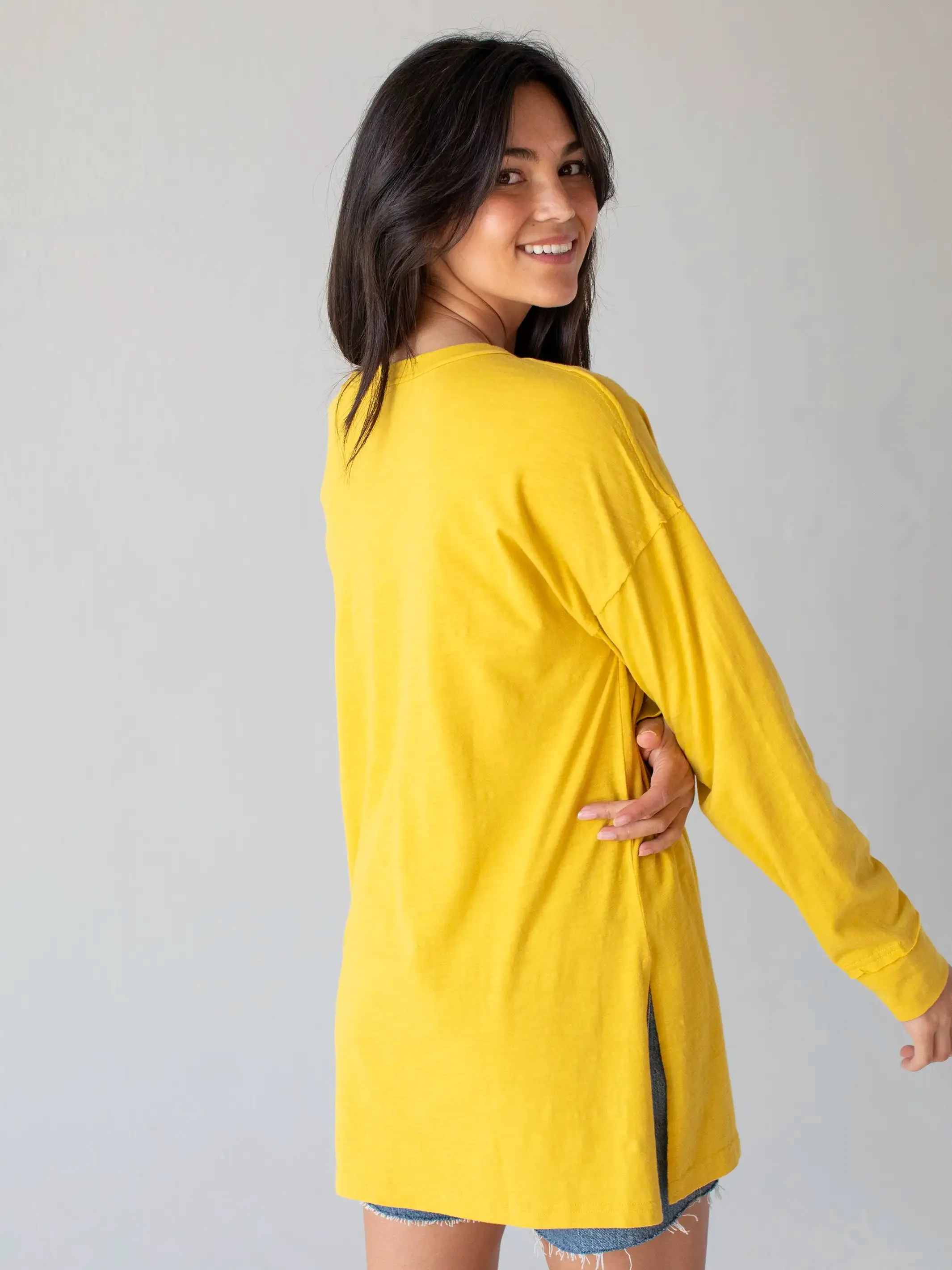 Hang Around Cotton Tunic - Yellow sold by NATURAL LIFE product image thumbnail 2