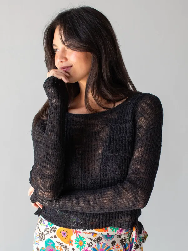 Patti Layering Sweater - Black sold by NATURAL LIFE