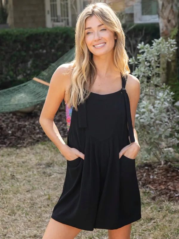 Carrington Romper - Black sold by NATURAL LIFE