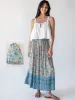 Skirt-In-A-Bag - Tan Blue Border sold by NATURAL LIFE