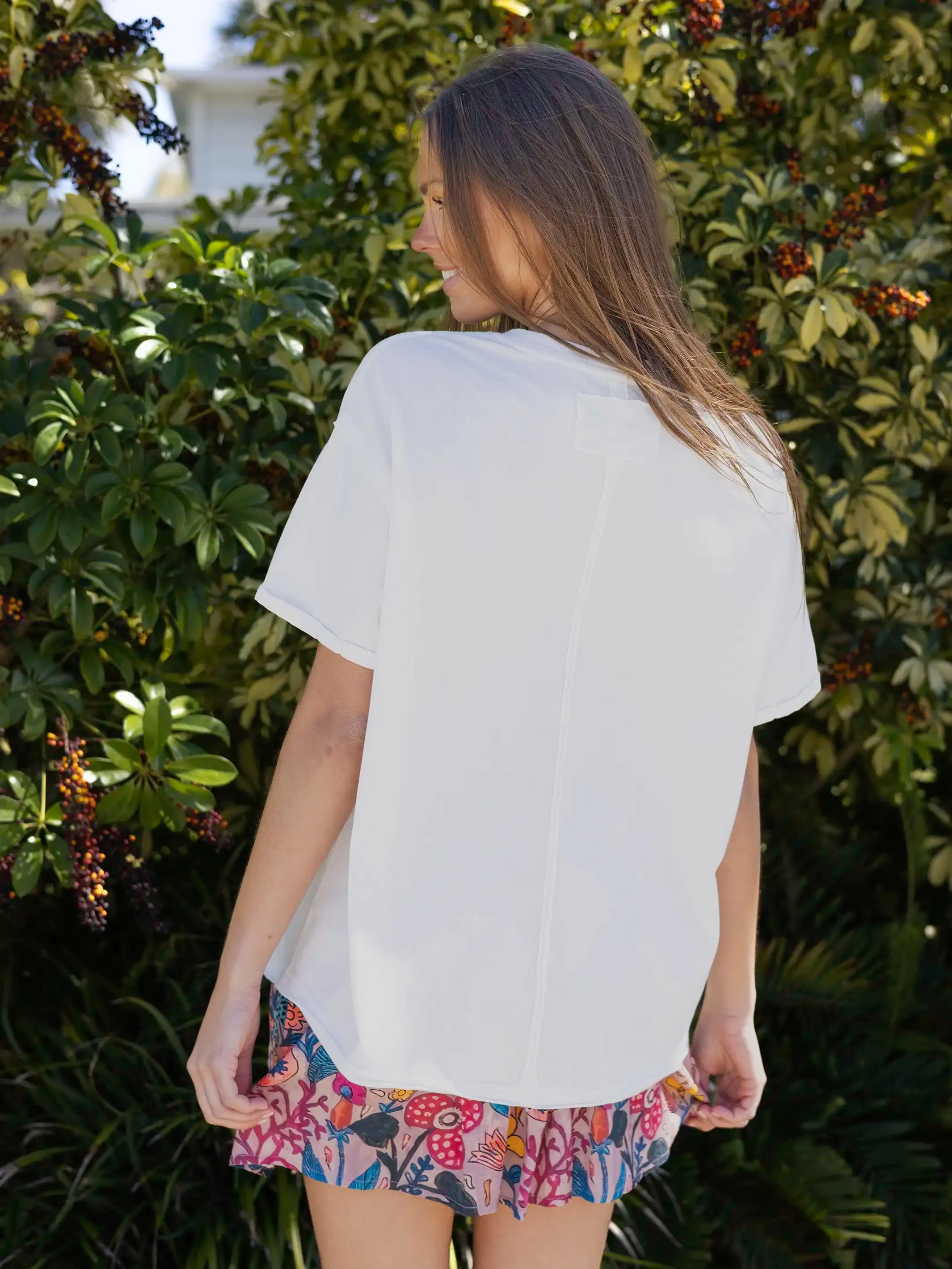 Take It In Cotton Tee - White sold by NATURAL LIFE product image thumbnail 2