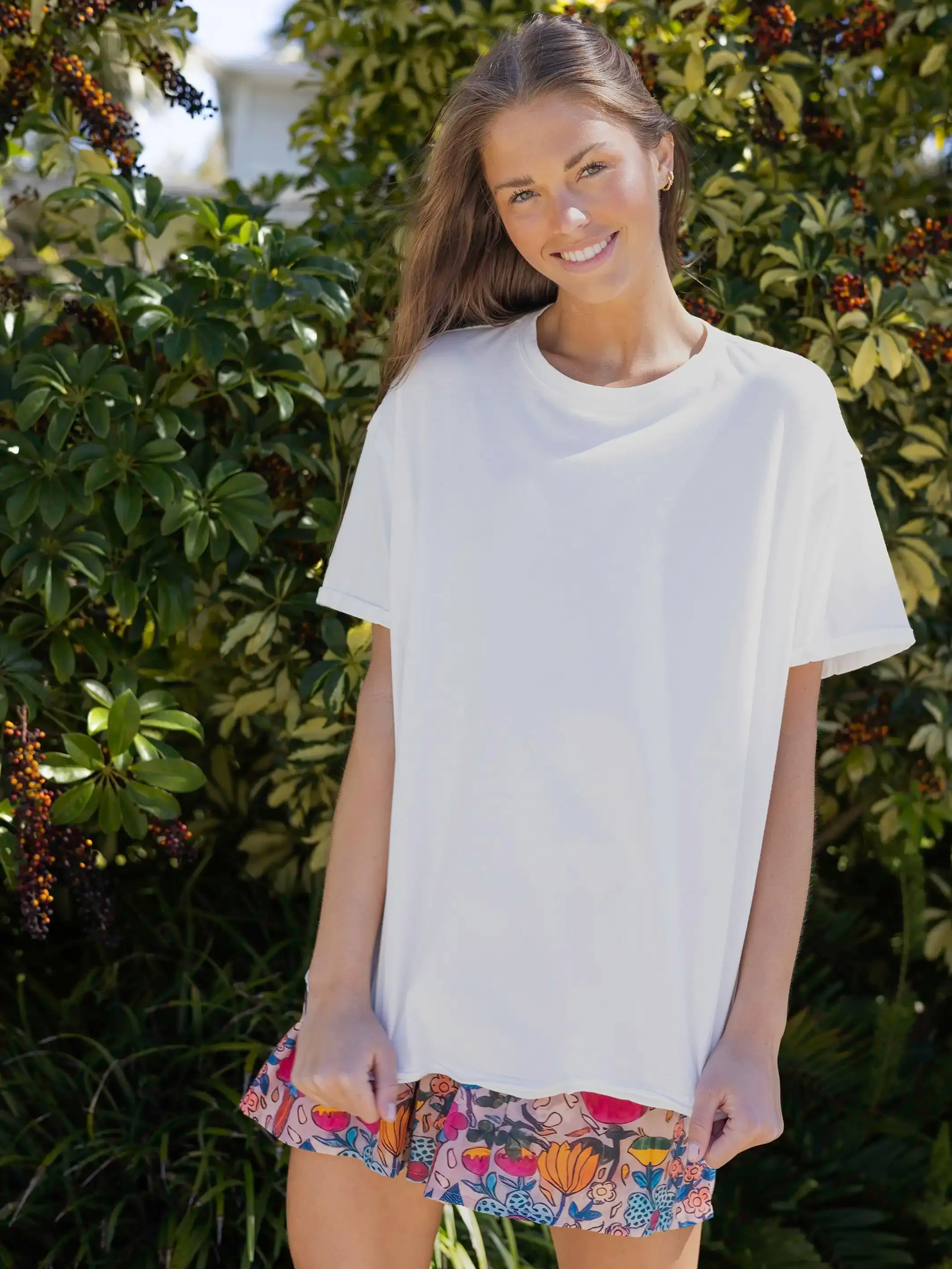 Take It In Cotton Tee - White sold by NATURAL LIFE