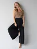 Make A Move "ButterSoft" Knit Palazzo Pant - Black sold by NATURAL LIFE