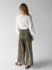 Make A Move "ButterSoft" Knit Palazzo Pant - Olive sold by NATURAL LIFE