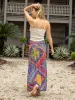 Live-In-It Knit "ButterSoft" Maxi Skirt - Rainbow Diamonds sold by NATURAL LIFE