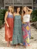 Live-In-It Knit "ButterSoft" Maxi Skirt - Rainbow Diamonds sold by NATURAL LIFE